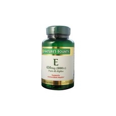 Natures Bounty 네이처스바운티 비타민E 순수 Dl 알파 450mg 1000IU, 3개, 60정 상세 이미지