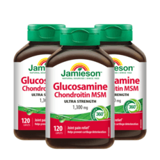 자미에슨 자미에슨 소연골 콘드로이친 글루코사민 MSM 1300mg 식이유황 효능 분말 관절 영양제, 3개, 120정 상세 이미지