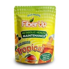 FIBER UP Delicious 프리바이오틱 용해성 섬유 보충제 트로피컬 48회 분량, FIBER UP, Delicious 프리바이오틱 용해성, 1개, 288g 상세 이미지