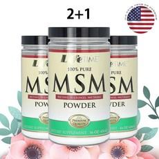 라이프타임비타민 MSM 파우더 분말 2500mg 454g 1개입 3개