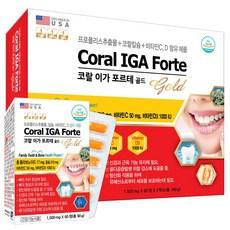 코랄 이가 포르테 골드 120정 치아 코랄 칼슘 프로폴리스 비타민CD 브로멜라인, 1개 상품 이미지