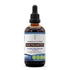 Saw Palmetto 팅크 알코올 프리 액체 추출물 쏘팔메토 (세레노아 리펜스) 말린 베리 (118.3ml(4액량 온스), 1개, 118.3ml 상세 이미지