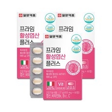 일양약품 프라임 활성형 엽산 플러스 / 이노시톨 함유, 60정, 3박스 상세 이미지