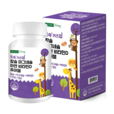 건국유업 쑥쑥 키즈업 칼슘 마그네슘 아연 비타민D 츄어블 180g, 240정, 3개 이미지