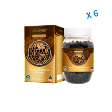 호주 비타트리 블랙 프로폴리스 프리미엄 골드 2 000mg 365 정, 6개, 365정 상세 이미지
