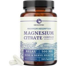 Magnesium Citrate Gummies | Extra Strength for Calm Relaxation & Digestion | High Absorption Magne, 120 Count Complex, 1개, 120정 이미지