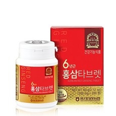 (풍기인삼농협 직영) 황풍정 6년근 홍삼 타블렛 60g x 6, 6박스 상세 이미지
