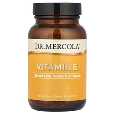 Dr. Mercola 비타민E 134mg 캡슐 90정, 1개 상세 이미지