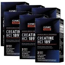 지엔씨 크레아틴 HCl 189 GNC AMP Creatine HCl, 120정, 6개 상품 이미지