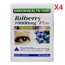 호주 그린헬스푸드 빌베리 10000mg, 4개, 60정