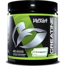 머슬 피스트 크레아퓨르 크레아틴 모노하이드레이트 파우더 비건 케토 친화적 혼합하기 쉬운 대량 증가제 근육 회복 성장에 가장 좋은 그린 애플 300g 미국내수용, 300그램, 1개 상품 이미지
