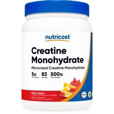 Nutricost 마이크로나이즈드 크레아틴 모노하이드레이트, 1개, 500g 상품 이미지