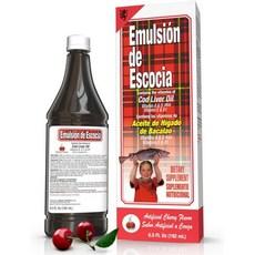 Cod Oil Cherry Flavor 6.5 fl oz 1 Pack – Fish Oil with Vitamins A D E B1 Omega-3 for and Bone Heal, Cod Oil Cherry Flavor 6.5 fl o 이미지