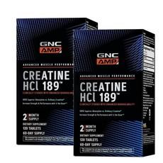 GNC 크레아틴 HCl 189, 120정, 2개 상품 이미지