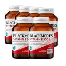 뉴질랜드 블랙모어스 BLACKMORES NATURAL E 500IU 내추럴 비타민E 500IU 캡슐, 6개, 150정 상품 이미지