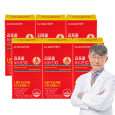 닥터루템 리포좀 비타민c 식약청인증 리포조말 리포좀공법 비타민c 비타민씨 비타민, 6개, 30정 상품 이미지