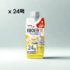 마시는 다이어트보충제 완전단백질 테이크핏맥스 24G 바나나맛 250mL x 24팩, 24개