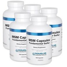 더글라스랩 엠에스엠 750mg 식이유황 캡슐 Douglas Laboratories MSM Fundamental Sulfur, 100정, 5개 상품 이미지