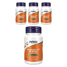 나우푸드 프로바이오틱-10 유산균 500억 베지 캡슐, 50정, 4개 상세 이미지