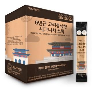 개성고려삼인 6년근 고려 홍삼정 시그니처 홍삼 스틱 100포, 1kg, 1개 상품 이미지