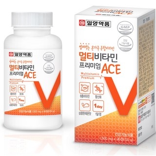 일양약품 멀티비타민 프리미엄 ACE 135g, 90정, 1개 상세 이미지