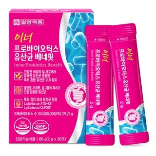 일양약품 이너 프로바이오틱스 유산균 베네핏 30p, 60g, 1개 상품 이미지