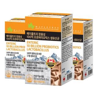 메이플트리 장용성 100억 프로바이오틱스 생유산균, 60정, 3개 상품 이미지