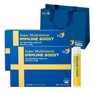 스웨디시뉴트라 슈퍼 멀티비타민 이뮨부스트 + 쇼핑백, 10회분, 1박스
