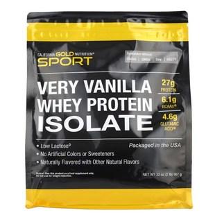 California Gold Nutrition 프로틴 단백질 보충제 분리유청단백질 아이솔레이트 Isolate 2 lbs (907 g), 907g, 1개 상품 이미지