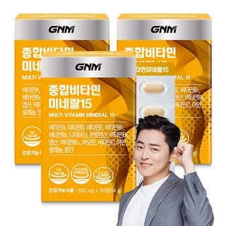GNM 자연의품격 종합비타민 미네랄15, 90정, 1개 상세 이미지