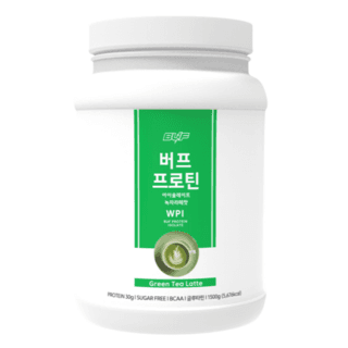 버프 프로틴 아이솔레이트 WPI 100% 유청 단백질 보충제 파우더 녹차 라떼 맛 1.5kg 상품 이미지