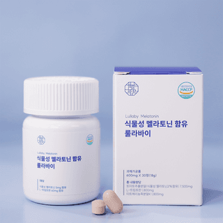 함량의꿈 룰라바이 식물성 멜라토닌 5mg, 30정, 1개 상품 이미지