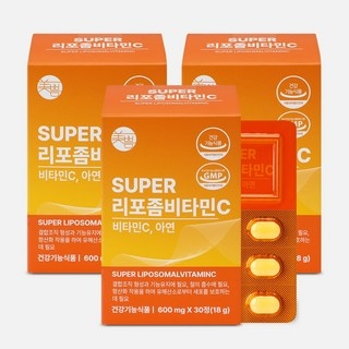 미쁨생활건강 SUPER 리포좀 비타민C 고함량 비타민, 30정, 3개 상세 이미지