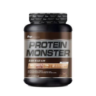 BUP 프로틴몬스터 초코맛 1kg 헬스보충제 유청단백질가루 단백질보충제 프로틴, 1kg 상세 이미지