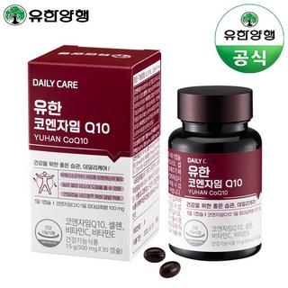 유한양행 유한 코엔자임Q10 1개월분 30캡슐, 30정, 6개 상품 이미지