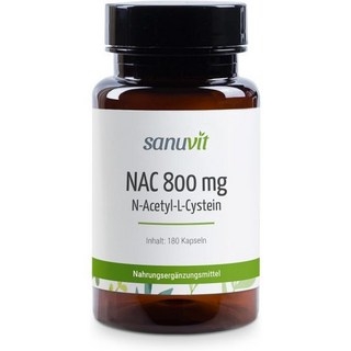 Sanuvit® 캡슐당 NAC 800mg 180캡슐 고용량 N아세틸L시스테인 높은 생체이용률 및 적합성 비건 오스트리아산 상세 이미지