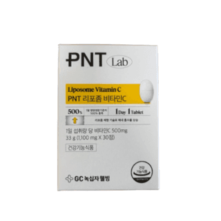 GC녹십자웰빙 PNT 리포좀 비타민C 1100mg, 30정, 2개 상품 이미지
