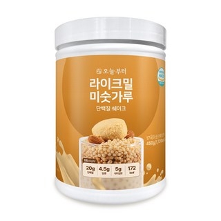 오늘부터 라이크밀 미숫가루맛 단백질 쉐이크 프로틴 맛있는 식사대용 한끼 대용량 파우더, 450g, 1개 상세 이미지