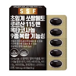 순수식품 쏘팔메토 로르산 115 옥타코사놀, 60정, 1개 상품 이미지