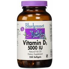 블루보넷 비타민 D3 5000IU 소프트젤 무설탕 글루텐 프리, 1개, 250정 이미지