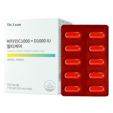 닥터린 비타민C1000 + D1000 IU 멀티케어 112.5g, 1개, 90정 상세 이미지