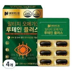 네이처드림 알티지 오메가3 루테인 플러스 36g, 30정, 4개 상세 이미지