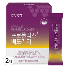 파이토컬 프로폴리스 배도라지스틱 15p, 150g, 2개 상품 이미지