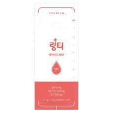 링티 에이비오 ABO 11.6g x 10포 마시는 철분 보충 + 패밀리즈 비타민C 증정!, 10회분, 1박스 상품 이미지