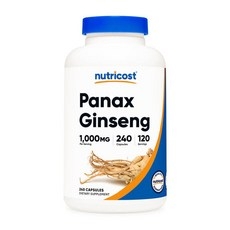 건강 보조제 브랜드 Official 파낙스 진생 진세노사이드 인삼 뿌리 추출물 1 000mg 240건강 보조제 1병 120회분 상세 이미지