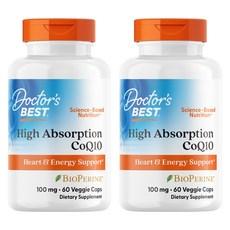 닥터스베스트 하이 앱솔션 CoQ10 100mg 베지 캡 비건, 2개, 60정 상품 이미지