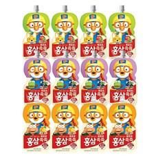 뽀로로 홍삼쏙쏙 어린이음료 100ml 사과매실+포도블루베리+오렌지, 12개, 1회분