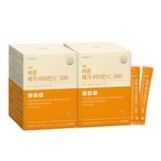 바른 메가 비타민C 영국산 분말 500mg (100포), 250g, 2개 상세 이미지