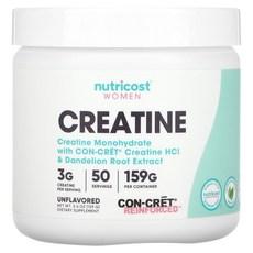 Nutricost 여성 크레아틴 무맛 159g(5.6oz), Nutricost 여성 크레아틴 무맛 159g56oz 상품 이미지