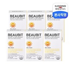 일동후디스 뷰빗 유브이 케어 로즈마리 680mg 30정 6박스 / 코큐텐 비타민 얼굴주름감소, 6개 상세 이미지